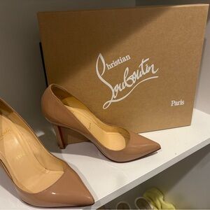 Christian Louboutin Tan Stiletto Heels